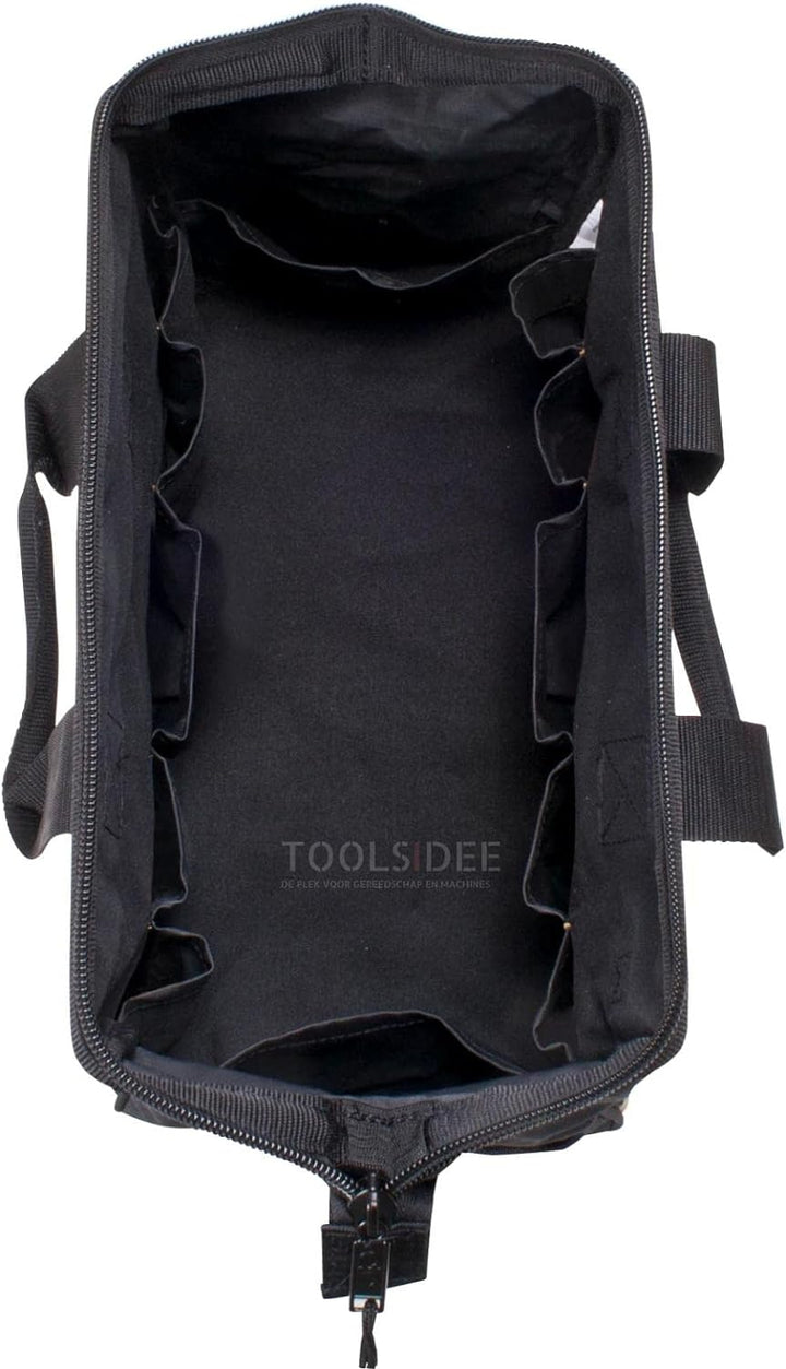 CLC BigMouth Werkzeugtasche mittelgross, 1001165, Werkzeugtasche mit extra grosser Öffnung und 22 Ei