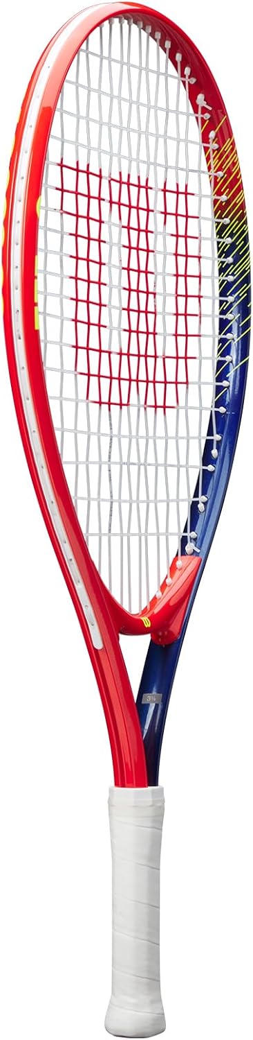 Wilson Slam Junior 23 Boys Tennis Racket Red/Yellow Strung 205g L 23", 23"
