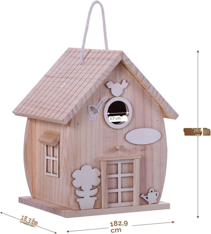 Vogelhaus-Set aus Holz zum Selbermachen, für Erwachsene zum Bauen, Outdoor-Holzbearbeitung, Basteln,