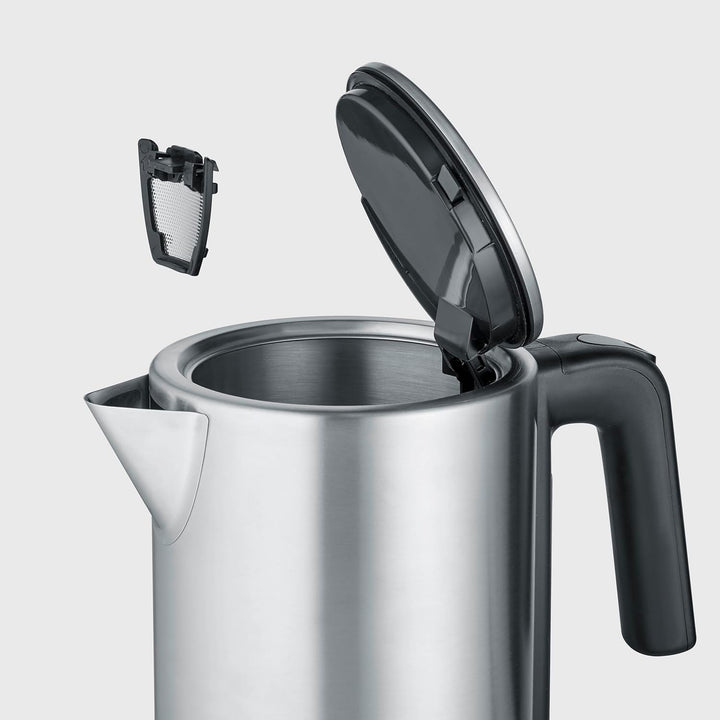 Severin Wasserkocher, Edelstahl, 1,7L, mit herausnehmbarem Kalkfilter, Leuchtanzeige, 360°-Basis, au