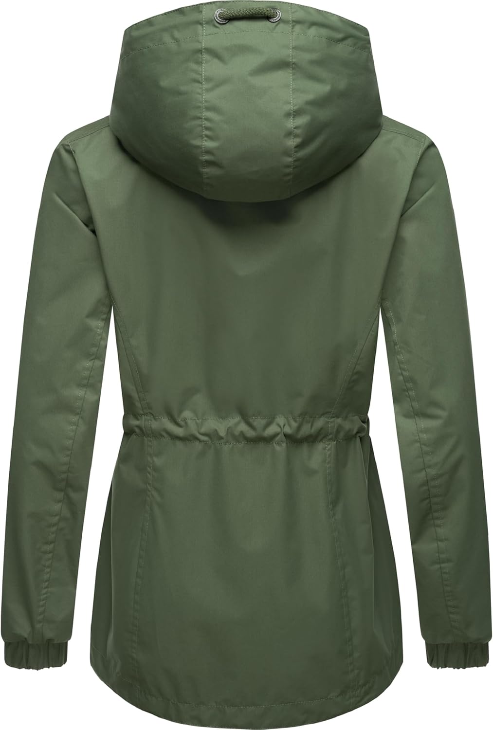 Ragwear Damen Übergangsjacke leichte Jacke kurz wasserdicht (Wassersäule: 4.000 mm) mit Kapuze Danka