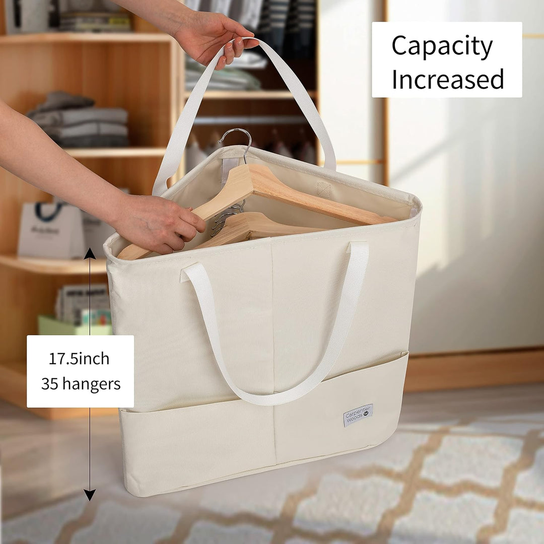 Clothes Hanger Organizer Bag with Handles, Hanger Holder, Hanger Storage, Hanger Stacker, Hanger Cad