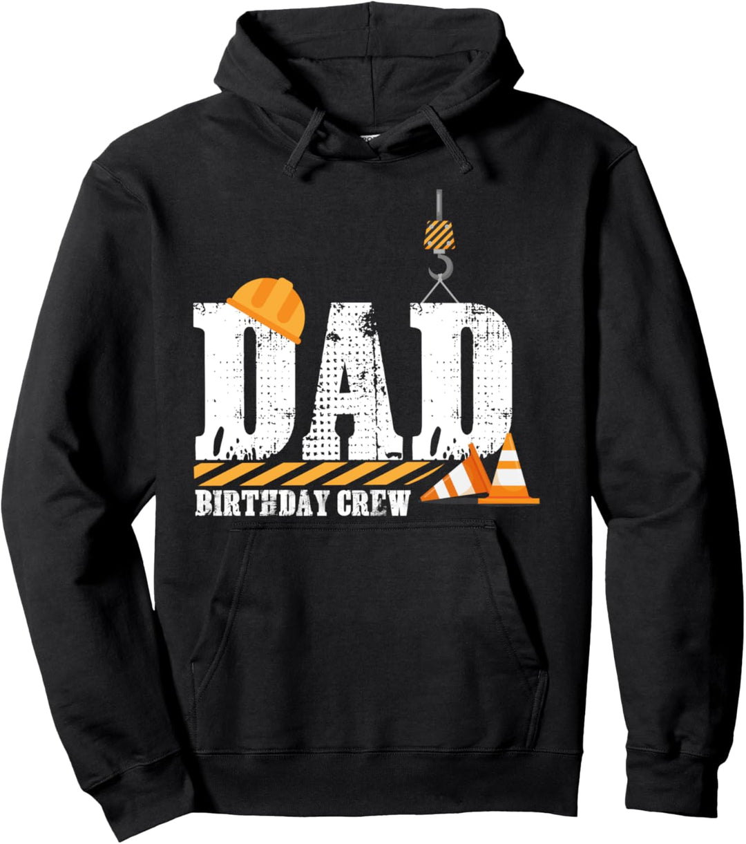 Lustige Konstruktion Papa Geburtstag Dad Birthday Crew Pullover Hoodie