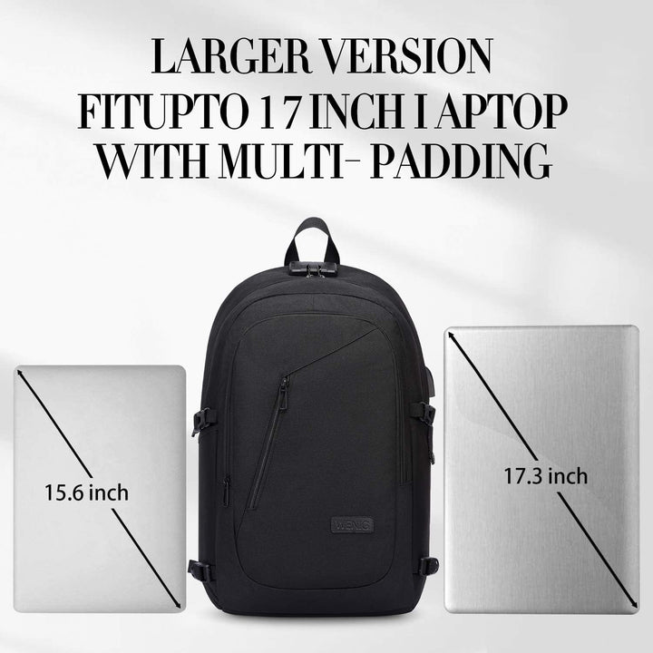 Laptop Rucksack Herren,17 Zoll Laptop Anti Diebstahl Rucksack Tasche Schulrucksack Business Notebook