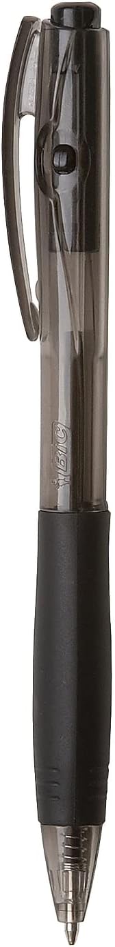 BIC Kugelschreiber BU3 Grip, Strichstärke M (1,0 mm), schwarz, 36er-Pack (BU3361)