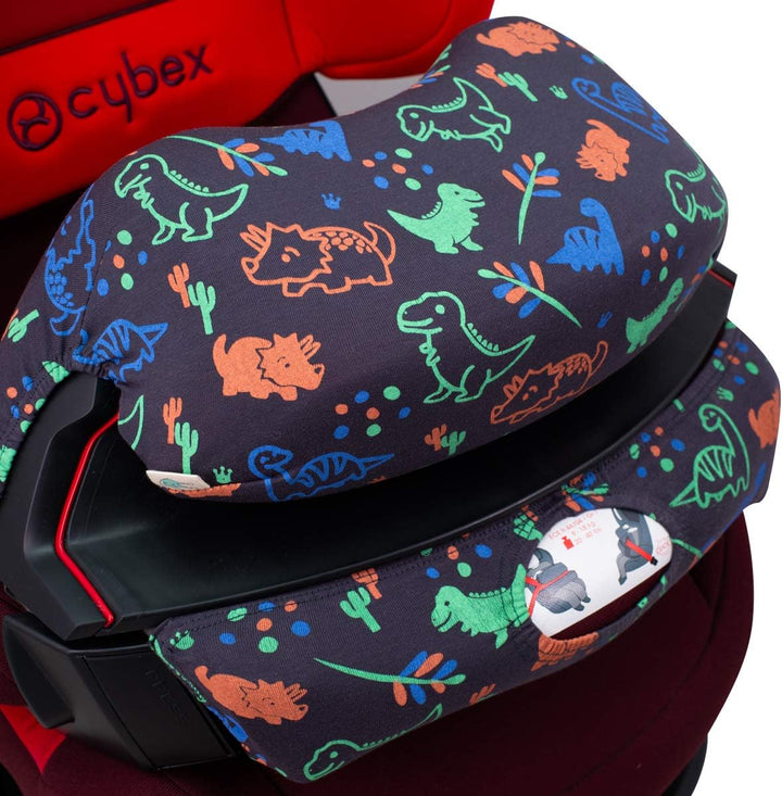 JYOKO Kids Bezug für Zubehör kompatibel mit Cybex Pallas Fix (Happy Dino), Happy Dino