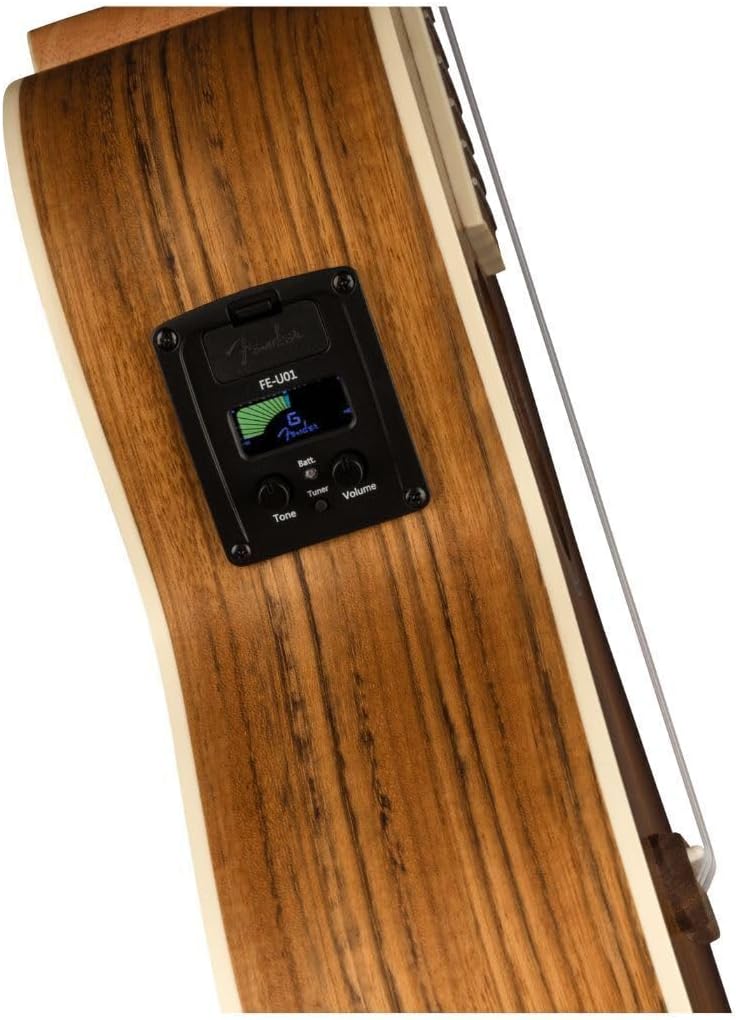 Fender Rincon Tenor Ukulele, Walnut Fingerboard, in Aged Cognac Burst