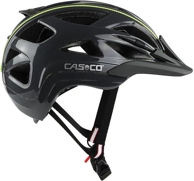 Casco Erwachsene Active 2 Fahrradhelm M (56-58 cm) dunkelgrau neon, M (56-58 cm) dunkelgrau neon