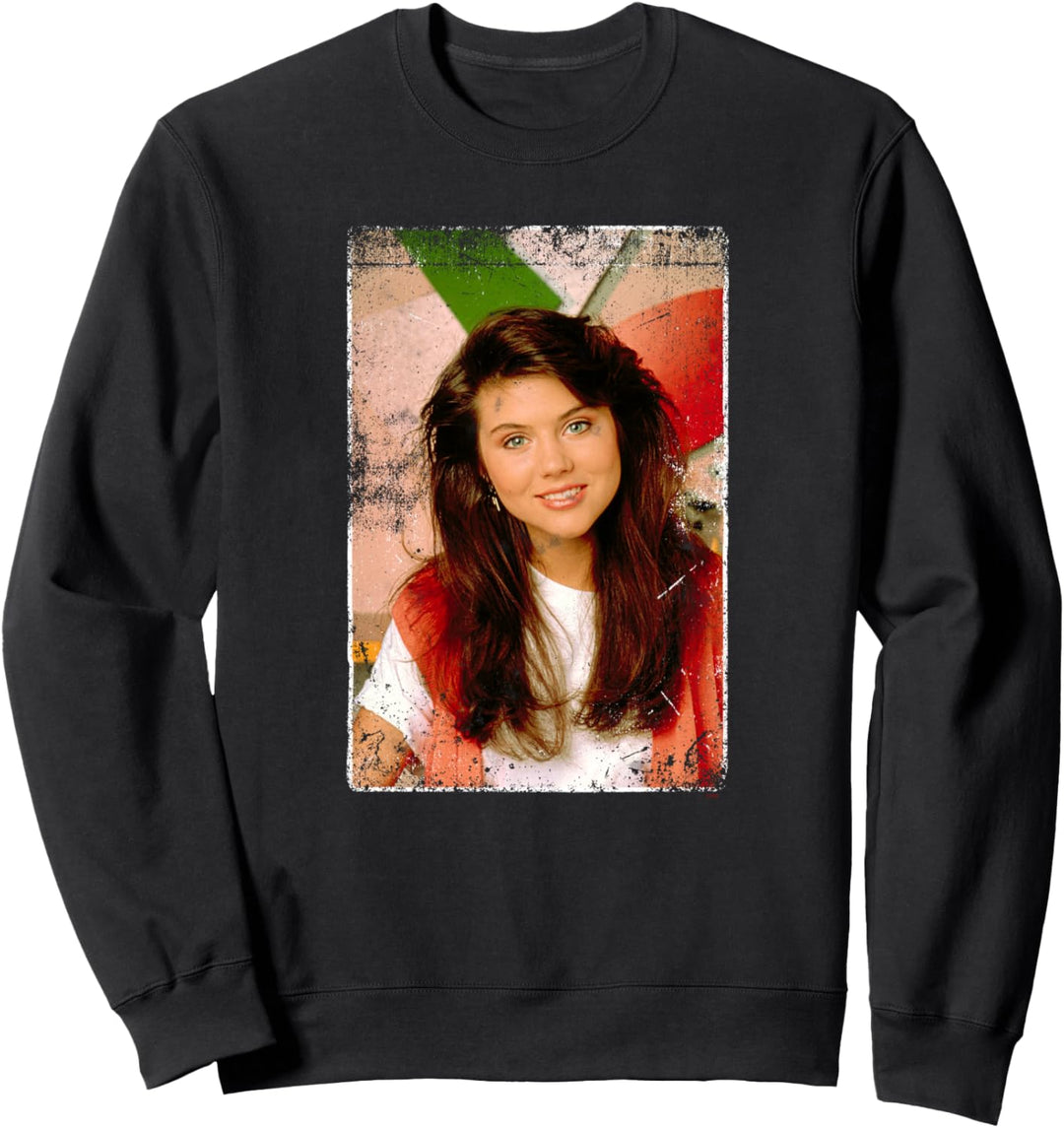 Saved By The Bell Distressed Kelly Foto Sweatshirt