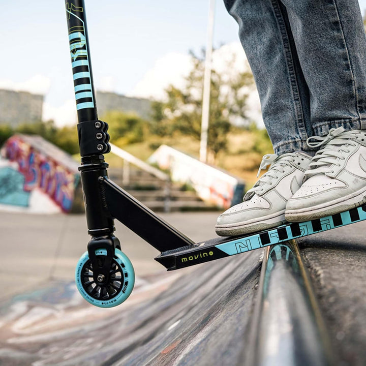 Movino Stunt Scooter Stunt Roller Kickscooter Professioneller Freestyle Roller Trick Roller ABEC 9 K