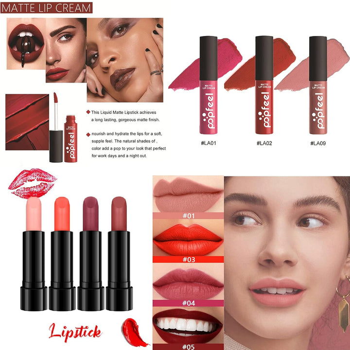 26St Schminkkasten Make-Up Set, Professionelles Kosmetische Schmink Set mit Lidschatten Lippengloss