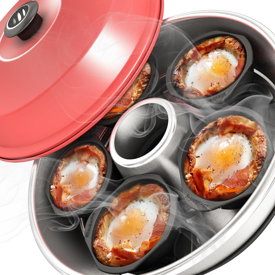 5 x Pochiereinsätze kompatibel mit Omnia Camping Backofen, Lebensmittelecht & Hitzebeständig, Zubehö