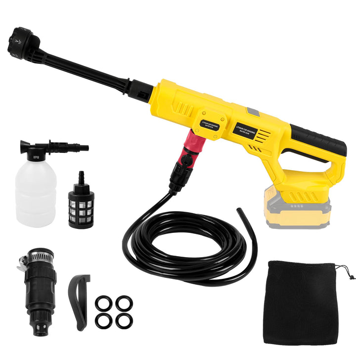 Akku-Hochdruckreiniger für Dewalt 20 V Akku, 21000 U/min, 1000 PSI, tragbarer Handreiniger mit 6-in-