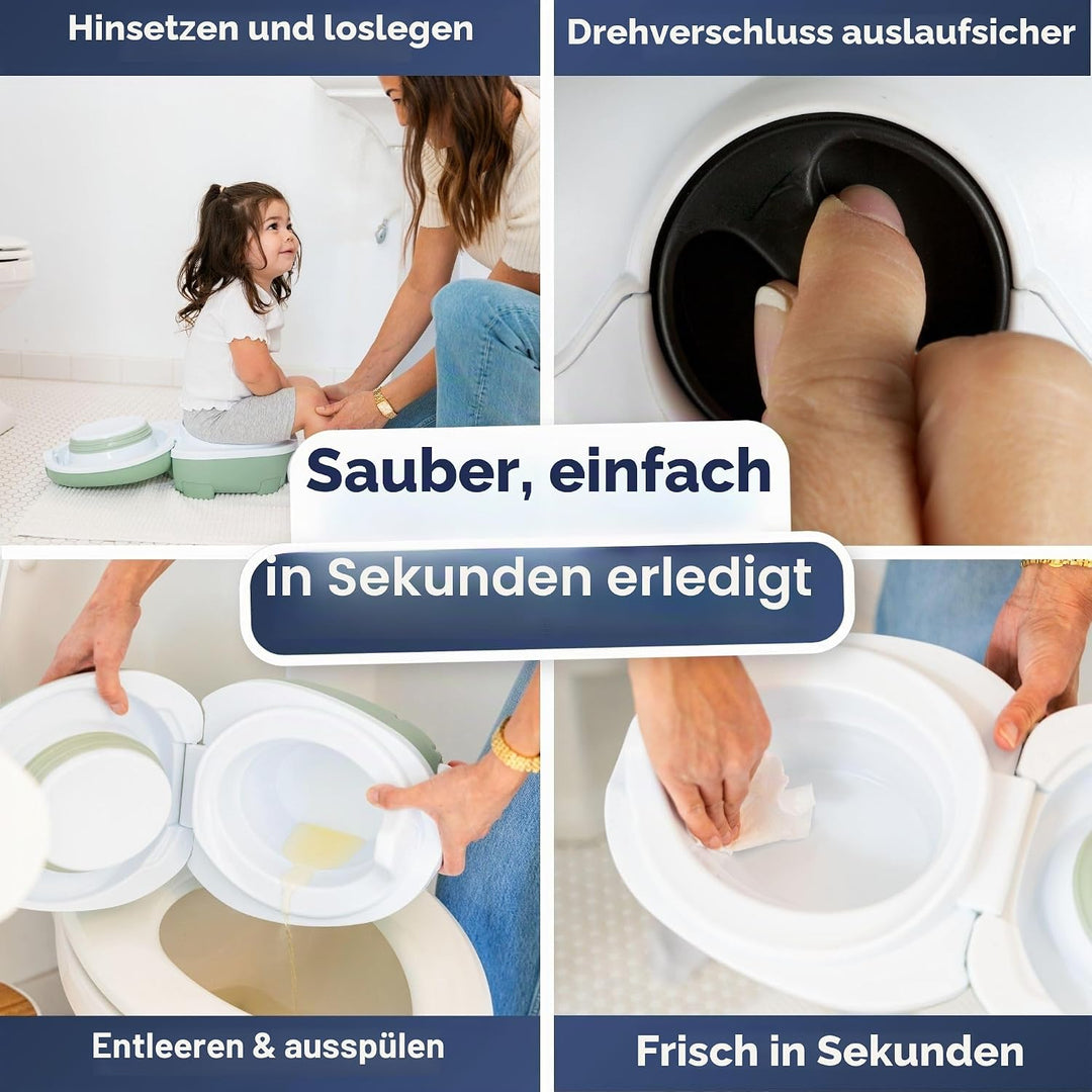 My Carry Potty - Marienkäfer Reise-Töpfchen, preisgekrönter tragbarer Kleinkind-Toilettensitz für Ki