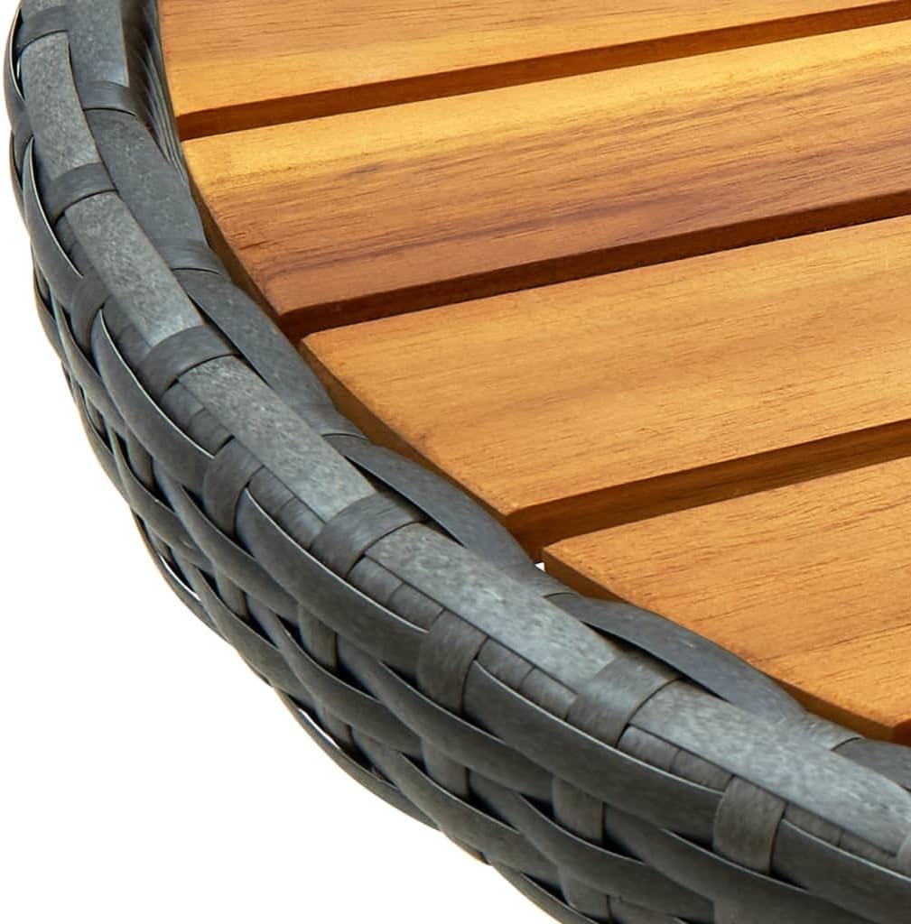 vidaXL Akazienholz Massiv Beistelltisch Gartentisch Klapptisch Gartenmöbel Balkontisch Teetisch Tisc