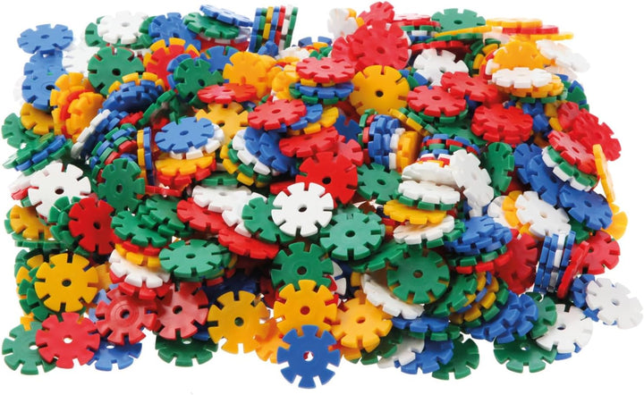 Lena 35820 Rondi 25 Eimer Konstruktionsspielzeug ab 3 Jahren - 550 x Steckbausteine, Kinder Bauset f
