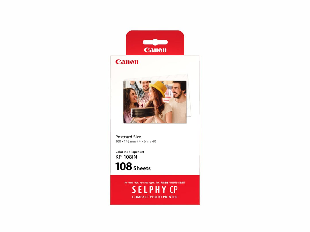 Canon 3115B001(AA) Druckerkartusche und Papier (100 x 148mm für Selphy CP Fotodrucker-Serie) Single,