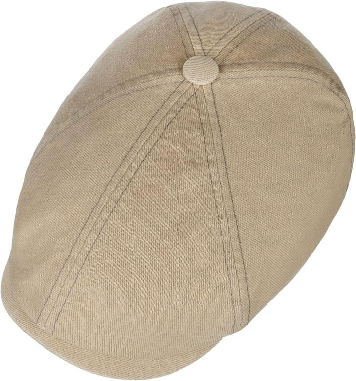 STETSON Herren Hatteras Tyrolean Loden Zeitungskappe 54-55 beige, 54-55 beige