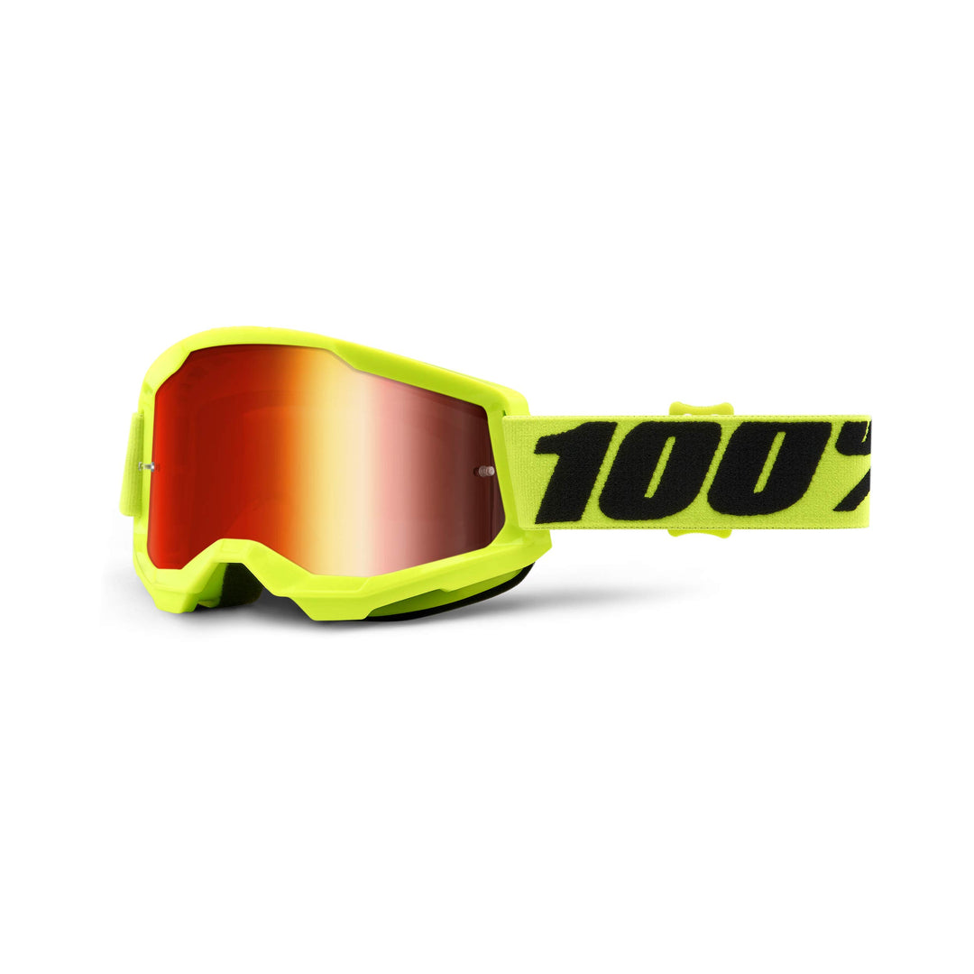 100% Unisex Strata 2 Sunglasses (1er Pack) Einheitsgrösse Gelb, Einheitsgrösse Gelb