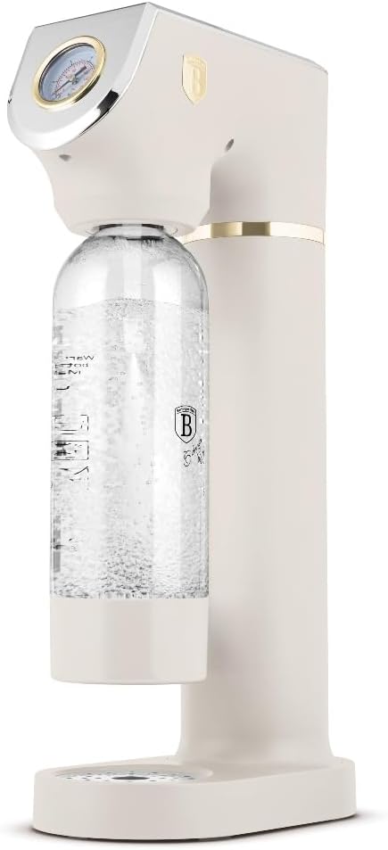 Berlinger Haus SODABAR Wassersprudler mit Barometer (inkl. 2 Flaschen 1L und 0,5L)