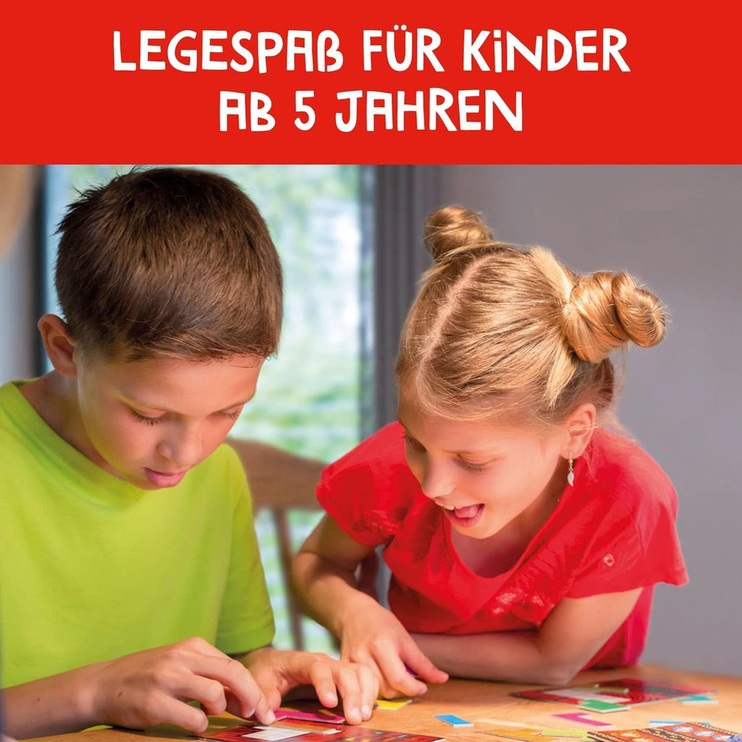 Kosmos 683436 Ubongo! Junior 3D, dreidimensionaler Knobelspass, rasantes Legespiel ab 5 Jahren, Kind