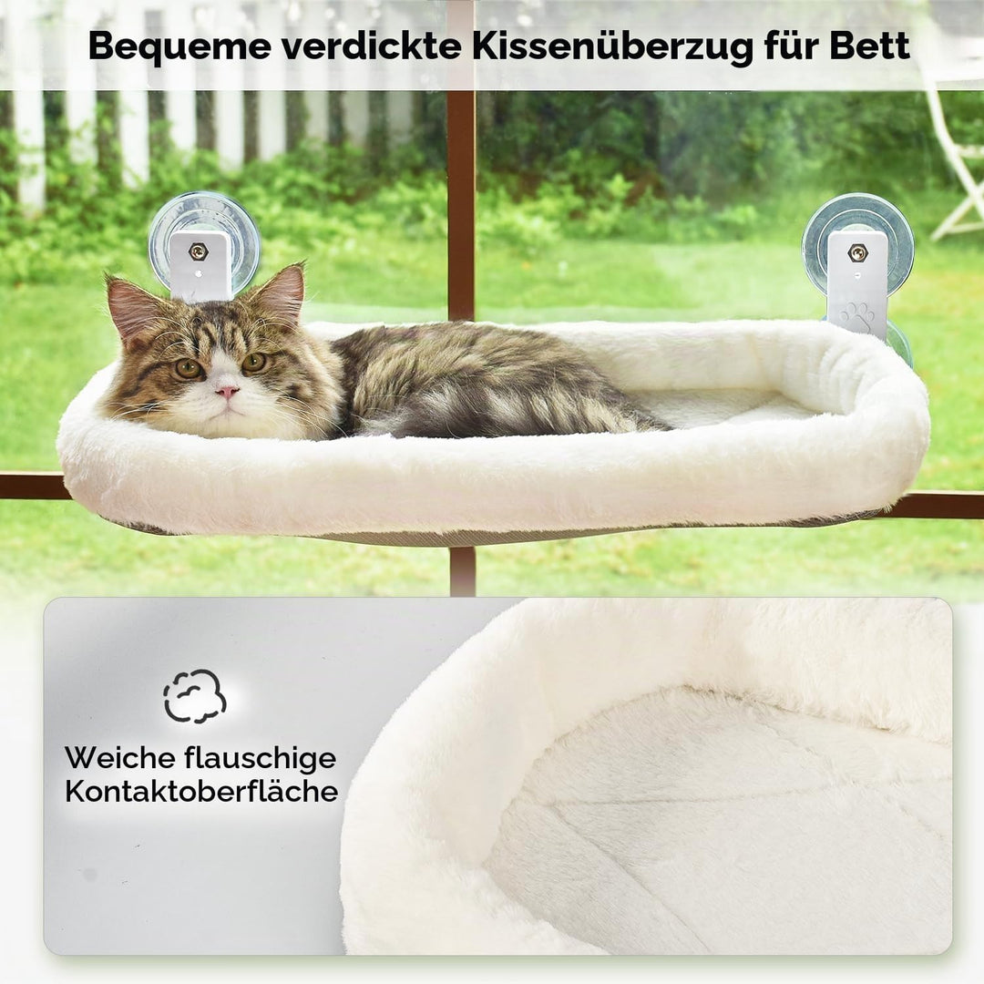 Katzen fensterliege-Faltbare Fenster hängematte für Katzen-Katze fensterbett,52cm Fenster hängematte