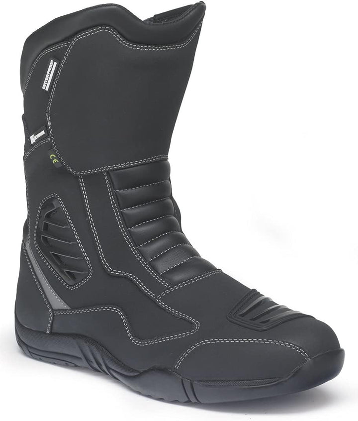 Kochmann Zyklon wasserdichte Motorradstiefel 40 EU Schwarz, 40 EU Schwarz