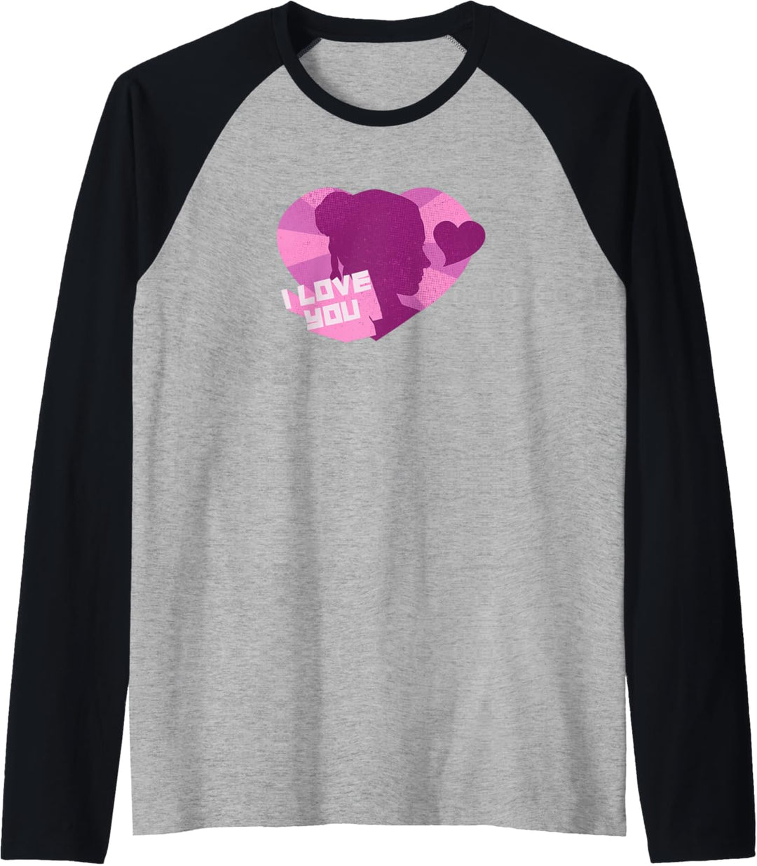 Star Wars Princess Leia I Love You Valentine's Day Raglan