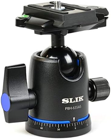 Slik PBH-635AS Stativkopf mit Kugelkopf, mit Arca-Swiss kompatibles Schnellwechselsystem, PBH-635AS