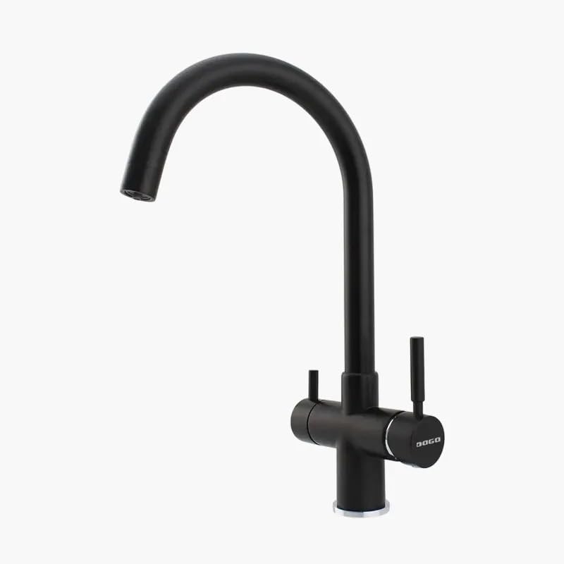 Osmo Star 2.0 + 4-Wege-Wasserhahn – Komplettset (Schwarz), Schwarz