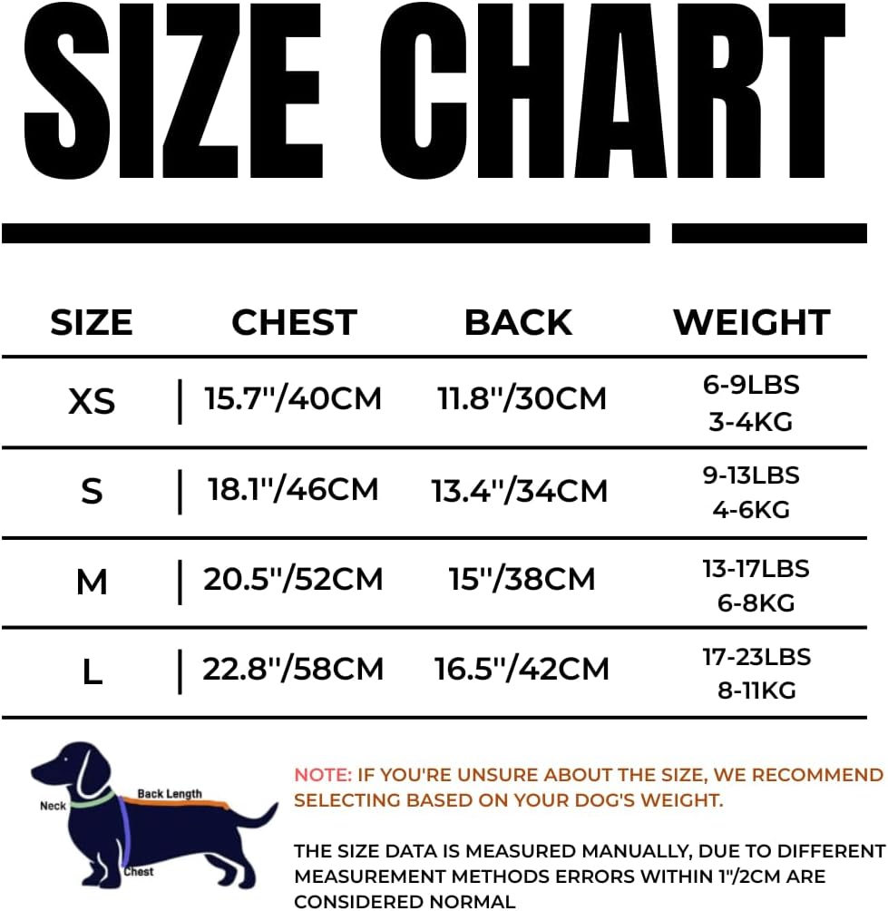 Dackel Regenmantel, wasserdichte 4-Bein Hundejacke, Leichter Outdoor Windbreaker für Mini Dackel(L(8