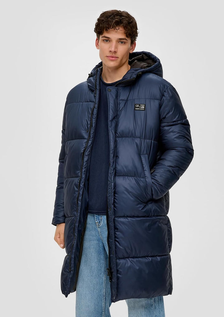s.Oliver Herren Outdoor Mantel, Blau