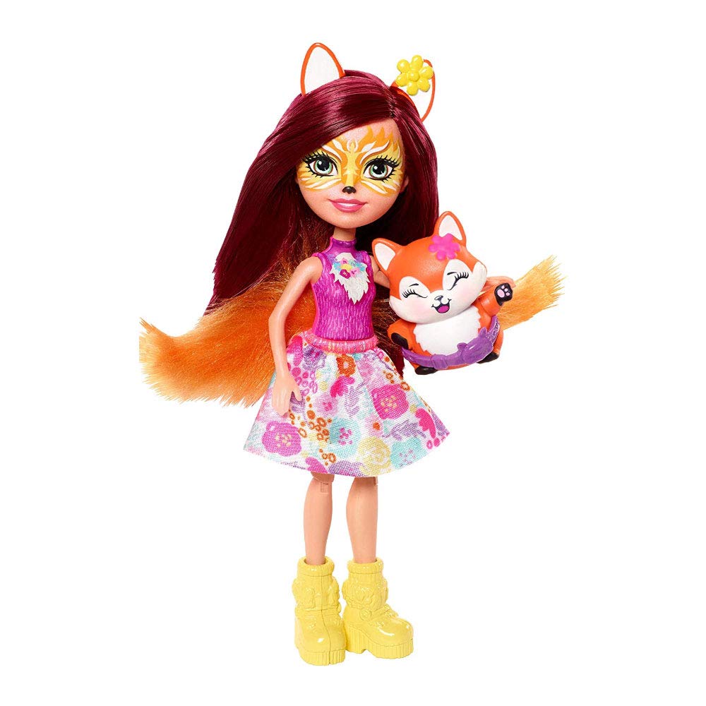 Mattel Enchantimals FRH45 Felicity Fox und Flick Spielplatz-Abenteuer Fox Backyard, Fox Backyard