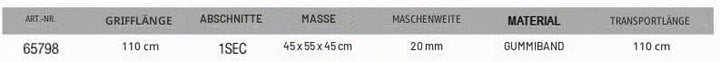 DAM FLOATING LANDING NET XL 110CM 1P 45X55X45CM 20MM 110CM