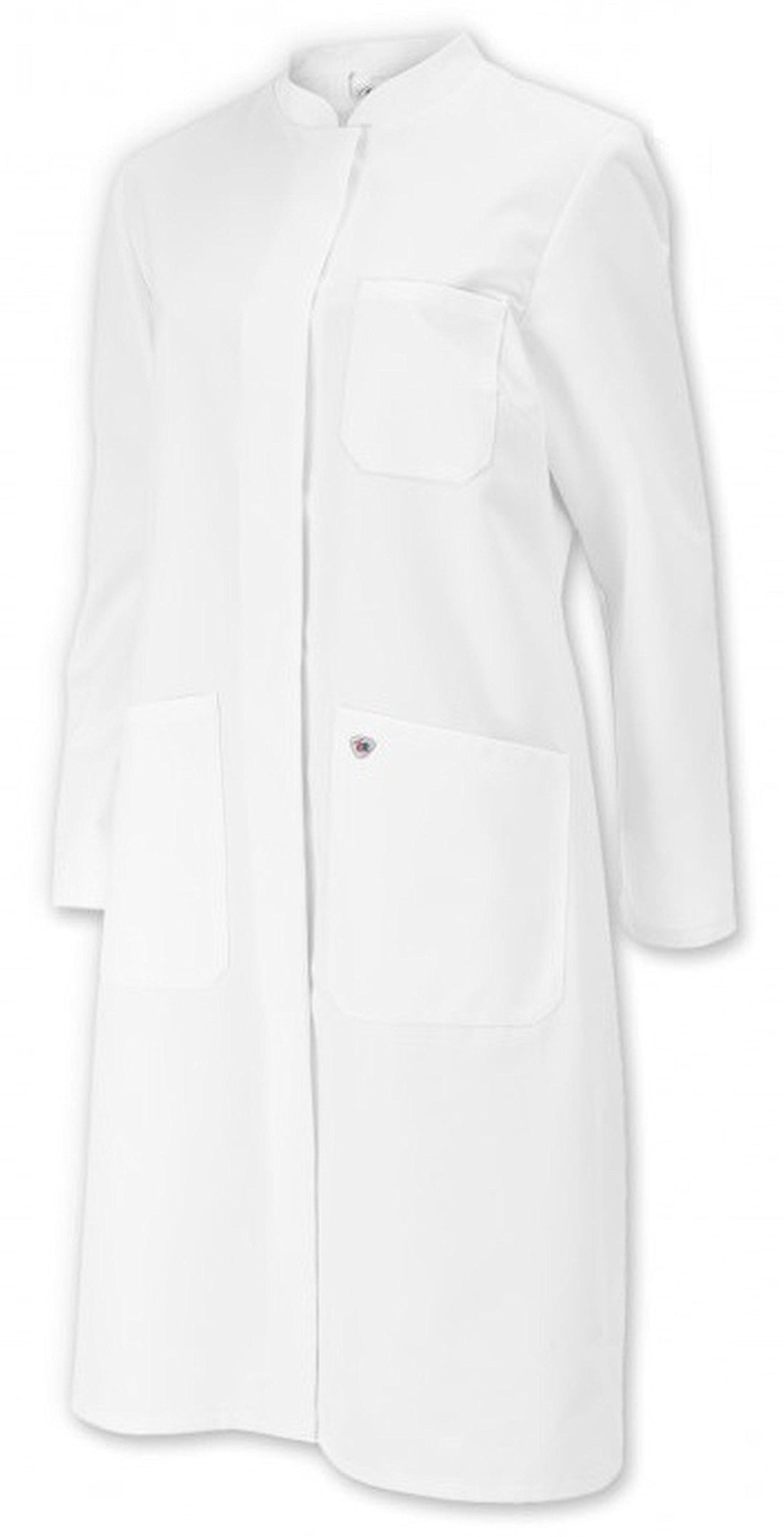 BP 1614-485-21-40n Mantel für Frauen, Langarm, Stehkragen, 215,00 g/m² Stoffmischung, weiss, 40n, 40