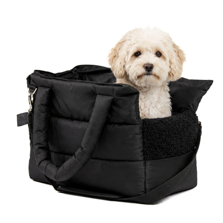 Hundetragetasche SARA | stilvolle Hundetragetasche für kleine Hunde | Wind- &amp; wasserabweisend | Tedd