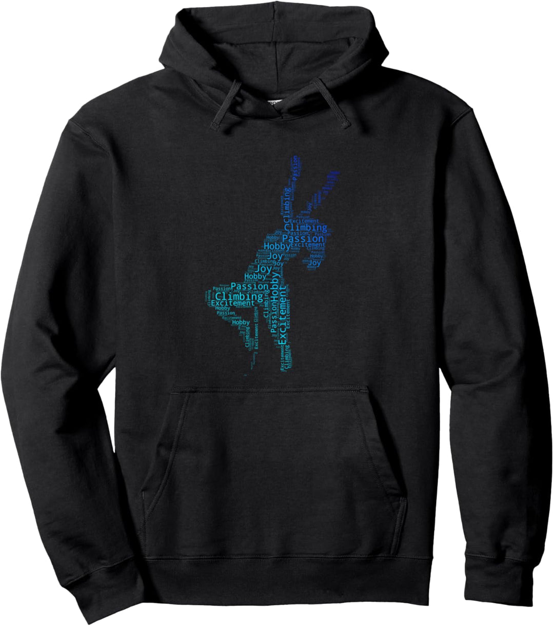 Boulder Kletterer Klettern Herren Bouldern Pullover Hoodie