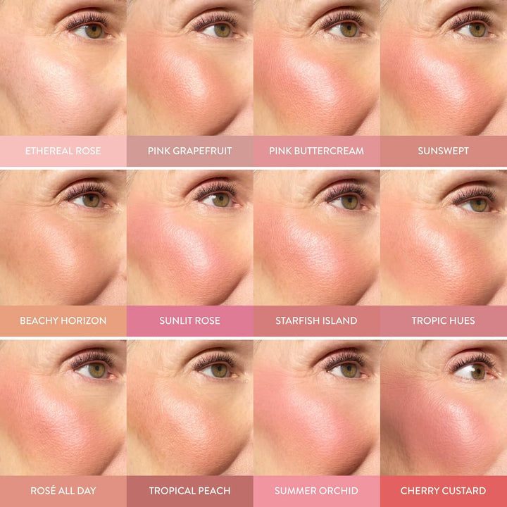 LAURA GELLER NEW YORK Dermatologist Approved - Baked Blush-n-Brighten Marbleized Blush- Sunlit Rose