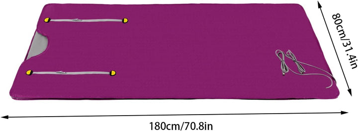 Ferninfrarot Saunadecke 35-80℃ Infrared Sauna Blanket Tragbare Sauna Decke mit Fernbedienung Infraro