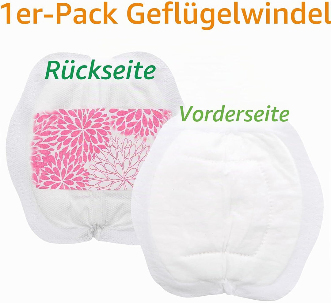 Hühner-Geschirr mit passender Leine (1,8 m), verstellbar, belastbar, bequem, atmungsaktiv, gross, ge