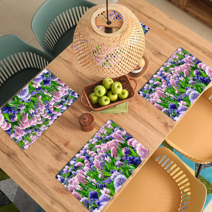 KitchenYeah© Platzsets Abwaschbar 6-Teilig 45x30 cm Tischsets Platzdeckchen rutschfeste Platzset Unt