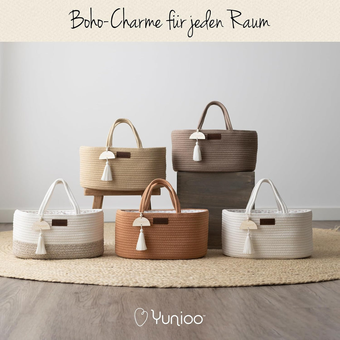 Yunioo Baby Wickel Organizer für Wickelutensilien und Wickeltisch zubehör, Wickeltisch Organizer, Wi
