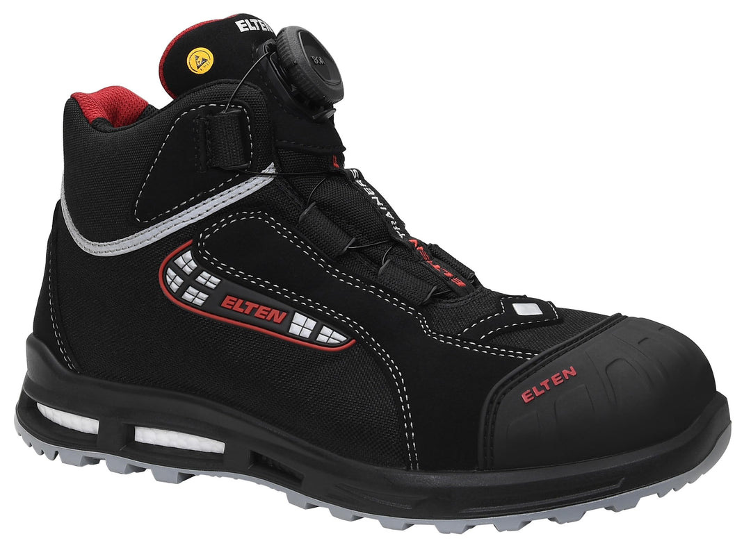 ELTEN Sicherheitsschuhe Sander Xxt Pro Boa Esd S3 Unisex Sicherheitsstiefel 36 EU Schwarz, 36 EU Sch