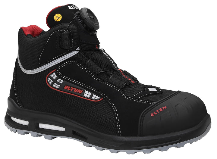ELTEN Sicherheitsschuhe Sander Xxt Pro Boa Esd S3 Unisex Sicherheitsstiefel 36 EU Schwarz, 36 EU Sch