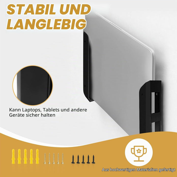 Laptop Halterung Wand, Laptop Ablage Schreibtisch, Untertisch Ablage zur Verwendung Unter Schreibtis