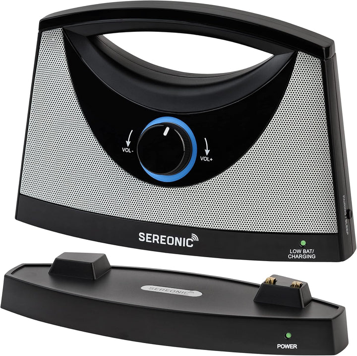 SEREONIC Tragbare Kabellose TV Lautsprecher für Smart TV – Idealer Lautsprecher für Fernseher ohne D