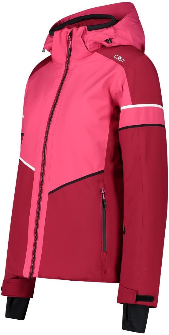 CMP Damen Damenjacke mit Reissverschluss und Kapuze Softshelljacke M Anemone, M Anemone