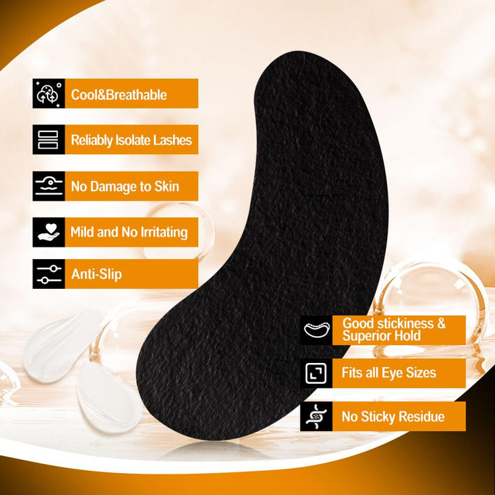 Lunamoon 100Paar Augenpads für Wimpernverlängerung Wimpern Pads Wimpernverlängerung Pad Wimpernlifti