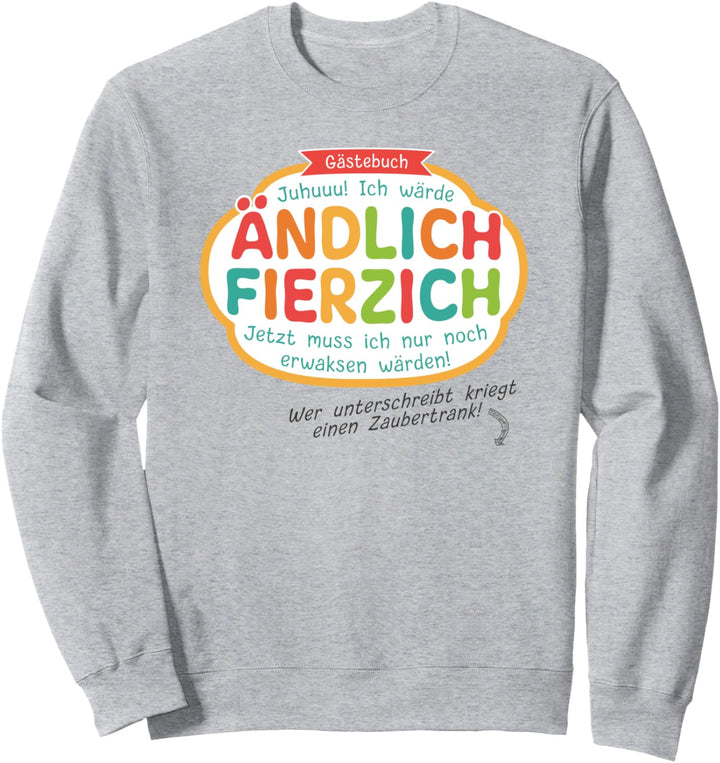 40. Geburtstag Gästebuch Sweatshirt
