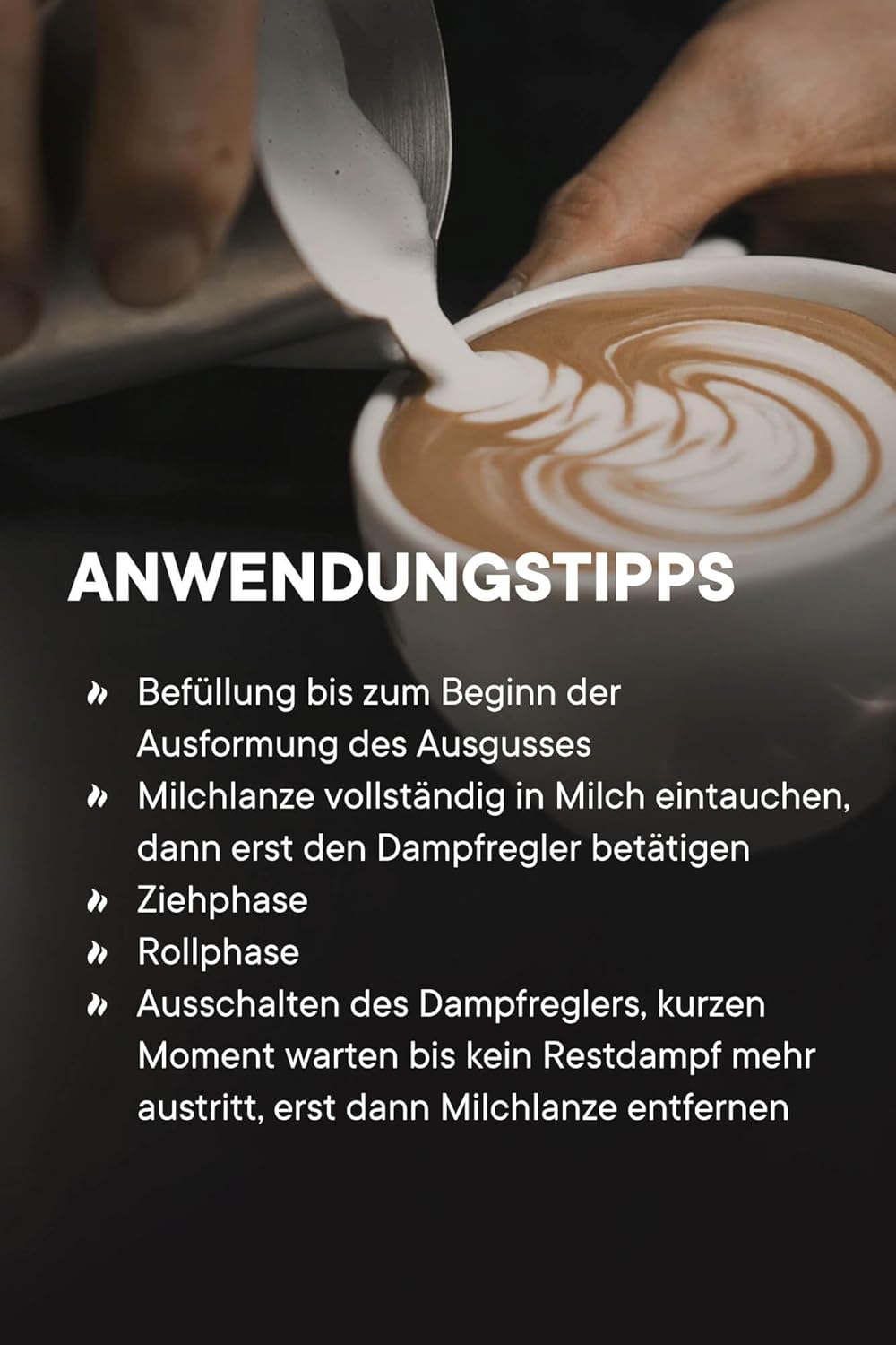 roastmarket Milchkännchen – Ideal zum Milchaufschäumen - Für Cappuccino & Latte Art – Aufschäumkännc